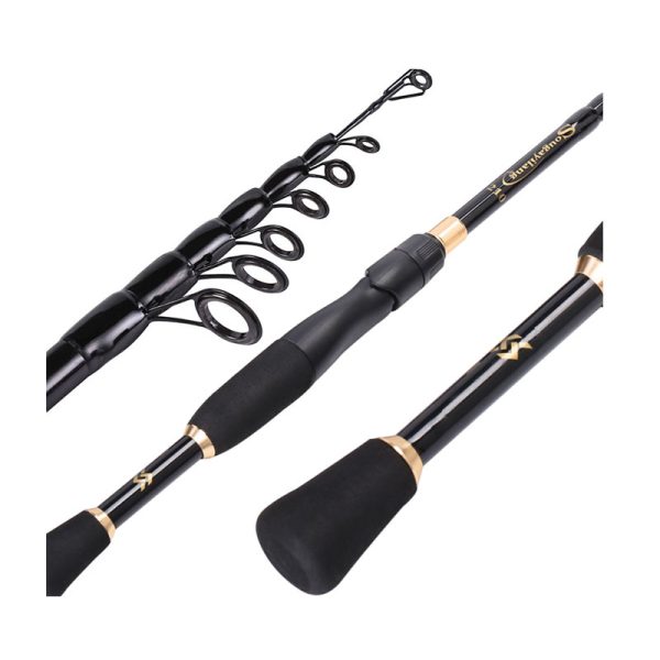 חכת דייג מקצועי טלסקופי 1.8-2.4m