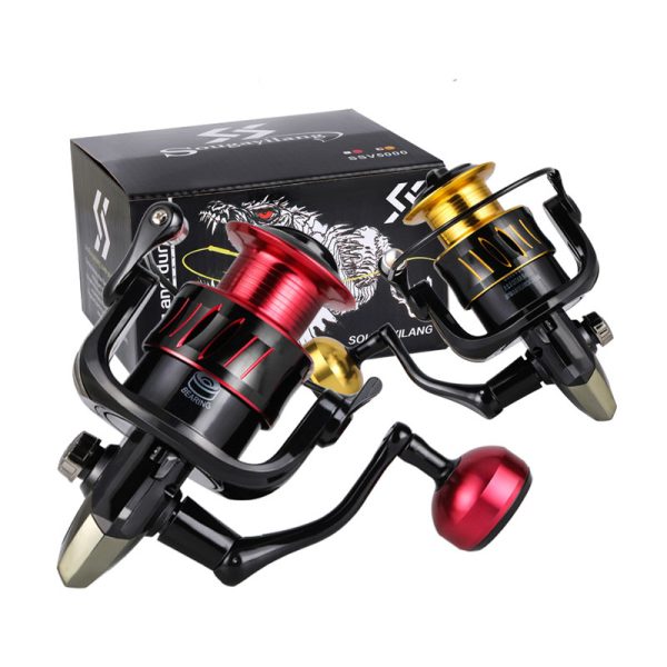 רולר דייג סלילי 5.2:1 מהיר המיוחד סליל 1000-5000 24LB 10.8KG