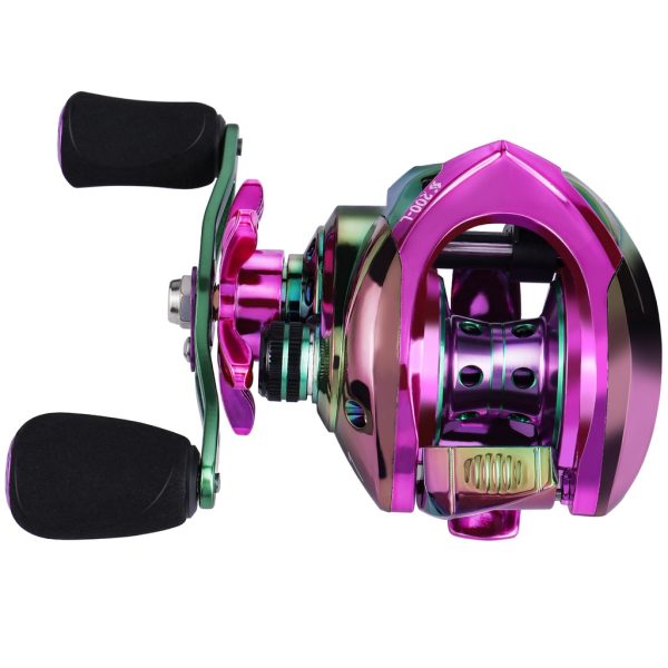 רולר דייג צבעוני 7.2:1 יחס 12 1BB 8kg