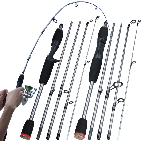 סט חכת דיג מקצועי 1.8- 2.4m 5