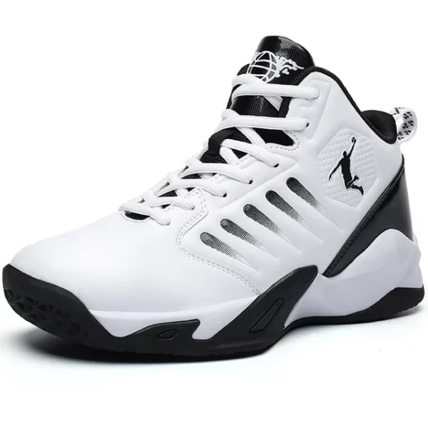 נעלי כדורסל לילדים וגברים לבן שחור