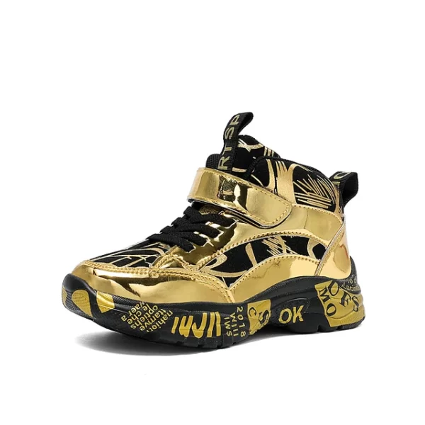 נעלי כדורסל לילדים וגברים זהב