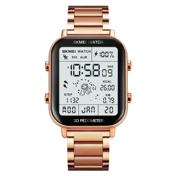 שעון לגבר צבע רוז