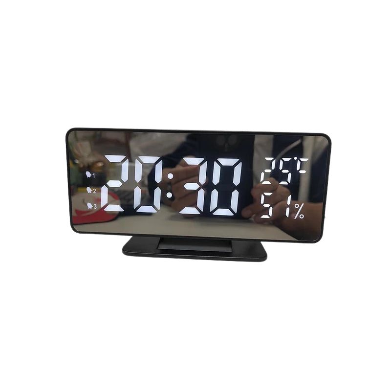 שעון מעורר דיגיטלי שולחני ירוק