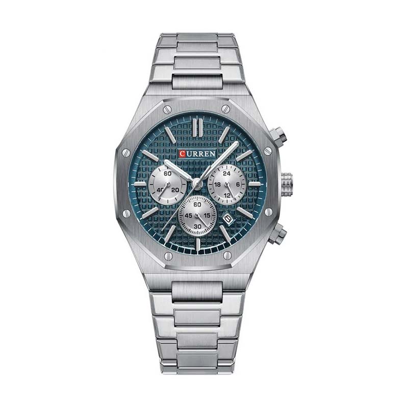 שעון יד איכותי לגבר CURREN נירוסטה עמיד למים